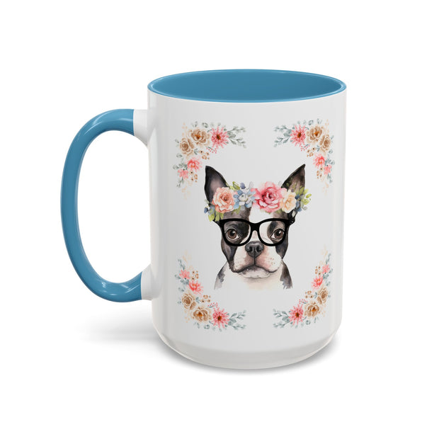 Geeky Goddess French Bulldog Accent Coffee Mug