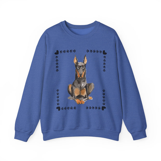 Geeky Good Doberman Unisex Crewneck Sweatshirt