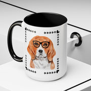 Geeky Good Beagle Accent Coffee Mug