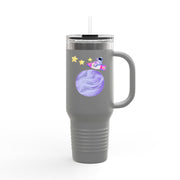 Astronaut Taking Off In Space Insulated Travel Mug, 40oz