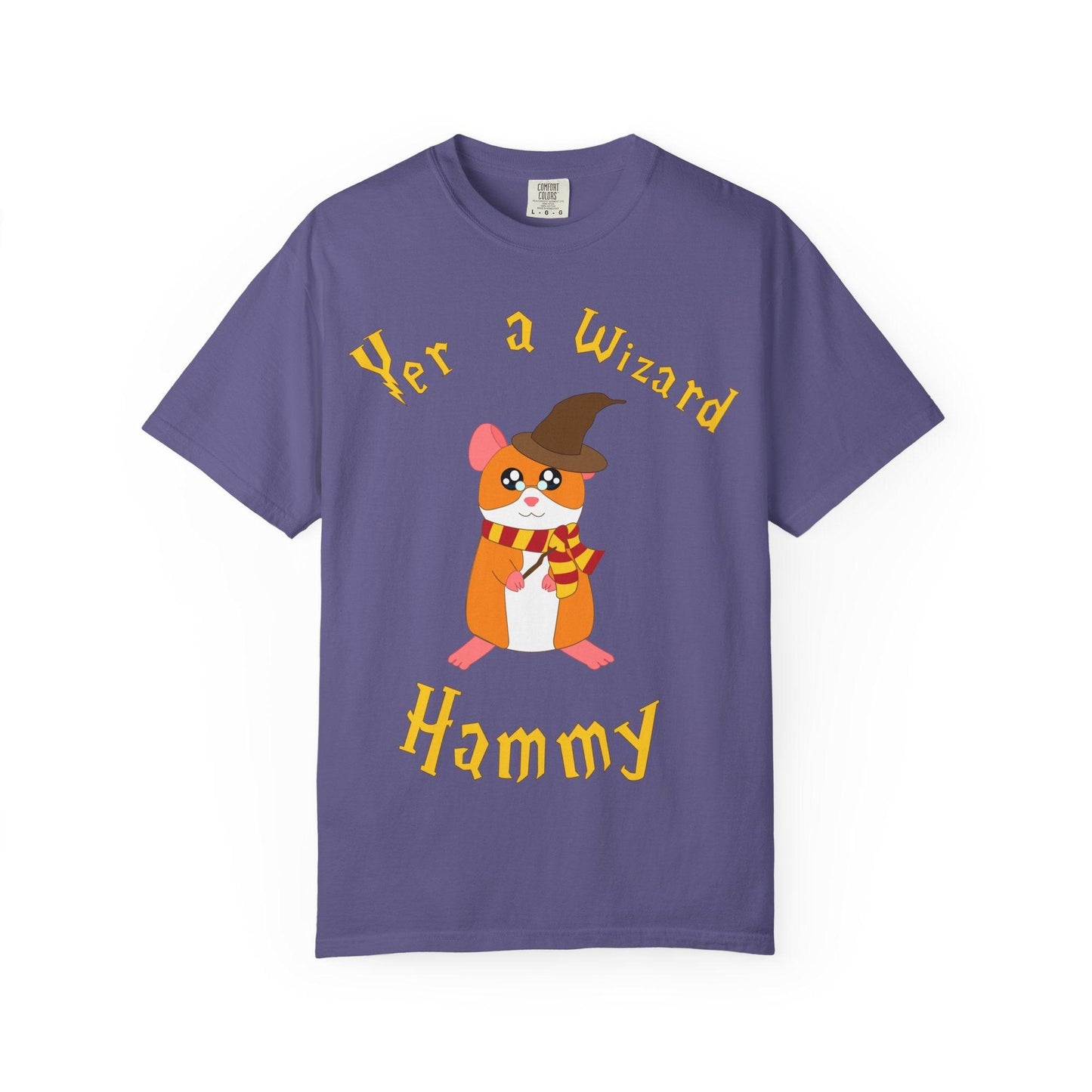 Hammy Wizard Hamster T-Shirt | Cute Spellcaster Illustration