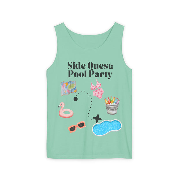 'Side Quest: Pool Party' Unisex Tank Top