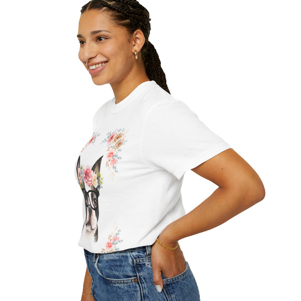 Geeky Goddess French Bulldog Unisex T-Shirt
