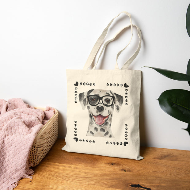 Geeky Good Dalmatian Cotton Canvas Tote Bag