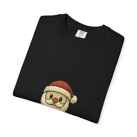 Festive Santa Gaming T-Shirt, Unisex Holiday Tee, Funny Christmas Shirt, Gamer Gift, Cute Santa Design