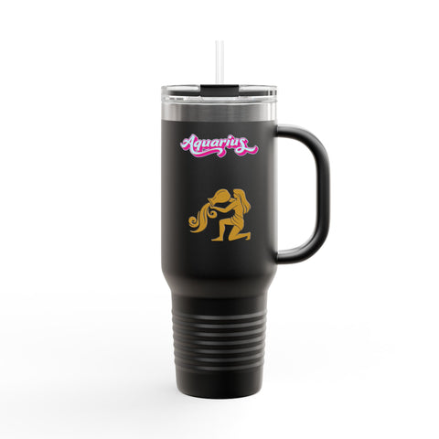 'Aquarius' Insulated Travel Mug, 40oz