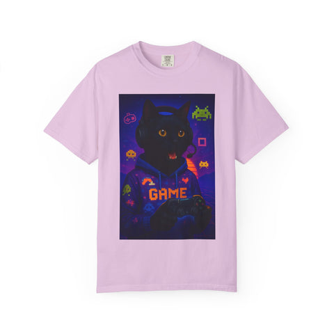 Game On Black Cat Unisex T-shirt