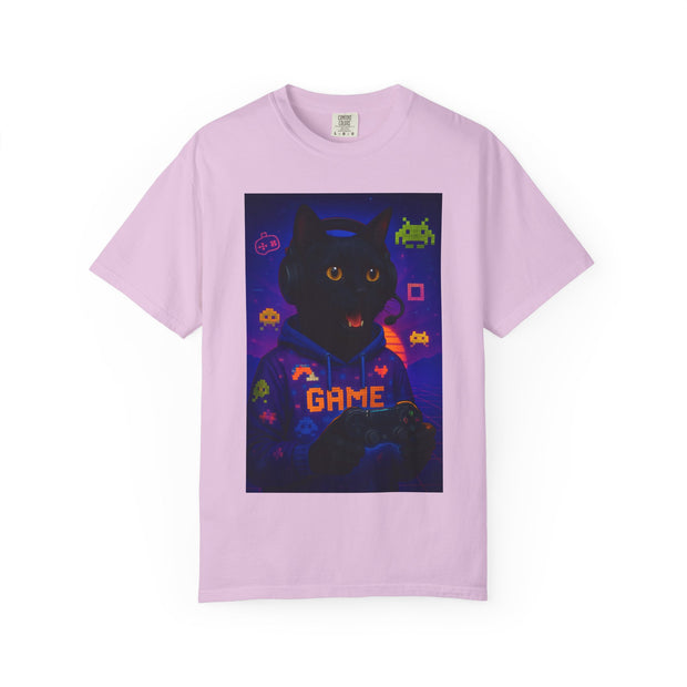 Game On Black Cat Unisex T-shirt
