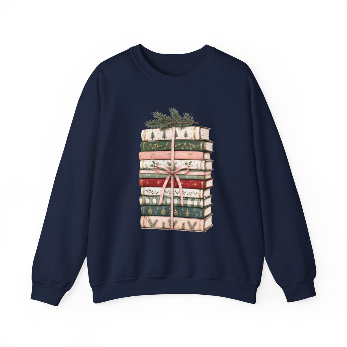 Bookish Christmas Sweatshirt, Christmas Book Lover Crewneck, Cozy Reader Sweater, BookTok Holiday Shirt, Reader Christmas Gift