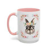 Geeky Goddess Bunny Accent Coffee Mug