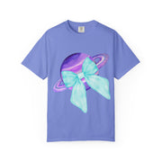 Purple Saturn Wrapped In Bow Unisex T-Shirt