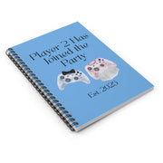 'Player 2 Has Joined The Party' 'Est. 2025' Spiral Notebook