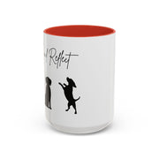 'Paws and Reflect' Dogs Accent Coffee Mug