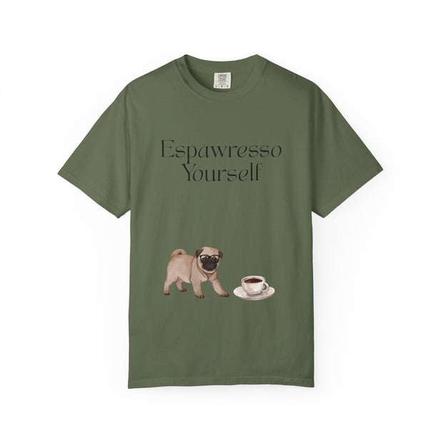 'Espawresso Yourself' Pug Unisex T-Shirt