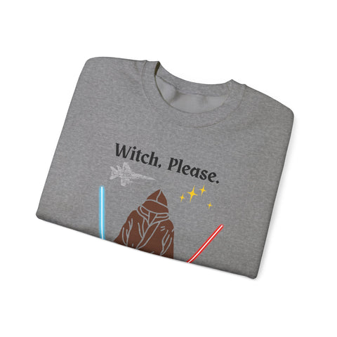 'Witch, Please. Too Much Magical To Handle.' Unisex Crewneck Sweatshirt