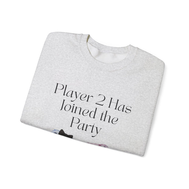 'Player 2 Has Joined The Party' 'Est. 2025' Unisex Crewneck Sweatshirt