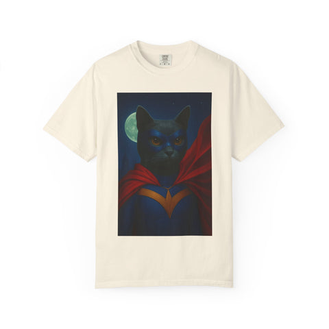 Superhero Dark Gray Cat Unisex T-shirt