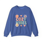 Cozy Vibes Sweatshirt - Perfect for Relaxing, Gifts, Spring Fashion, Casual Wear, Family Gatherings