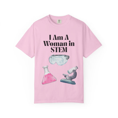 'I Am A Woman In STEM' Scientist Unisex T-shirt