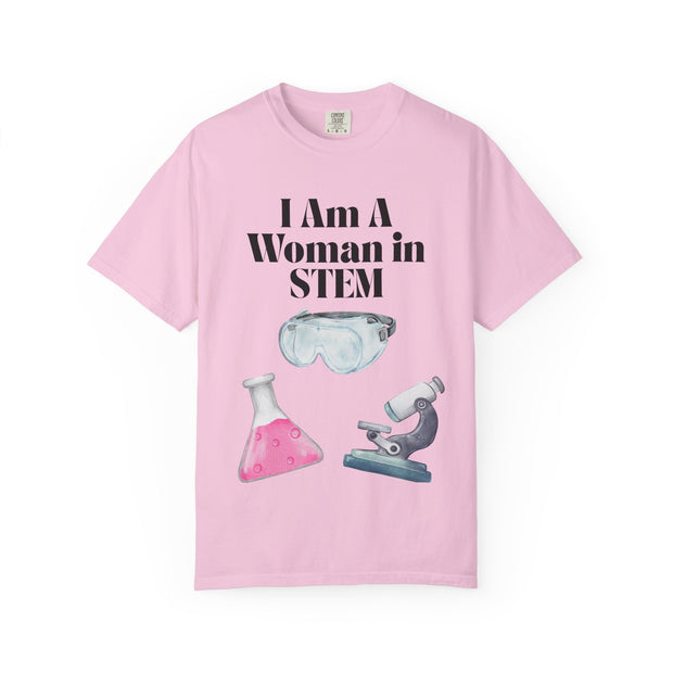 'I Am A Woman In STEM' Scientist Unisex T-shirt
