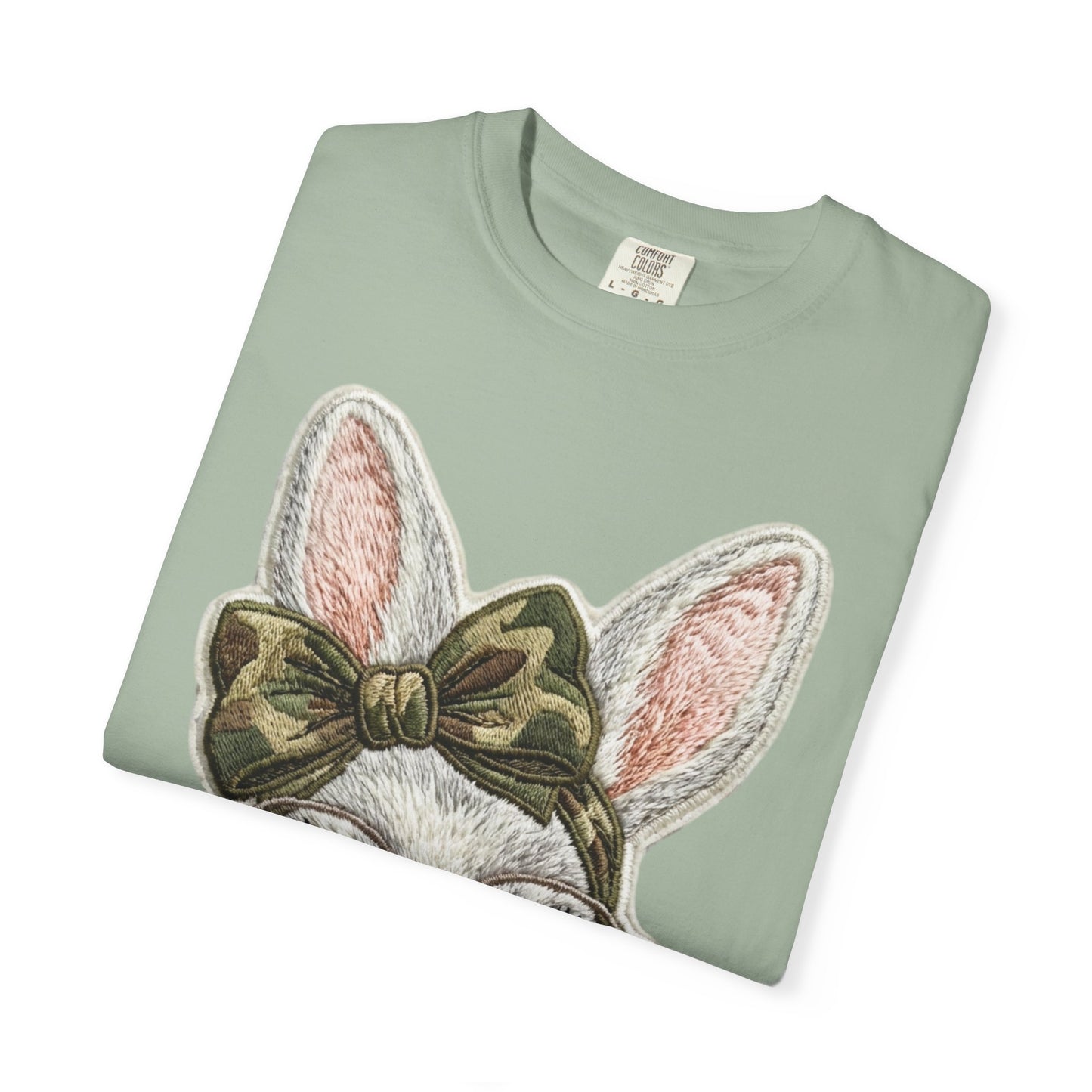 Hipster Bunny Illustration T-Shirt | Bunny with Glasses and Bow