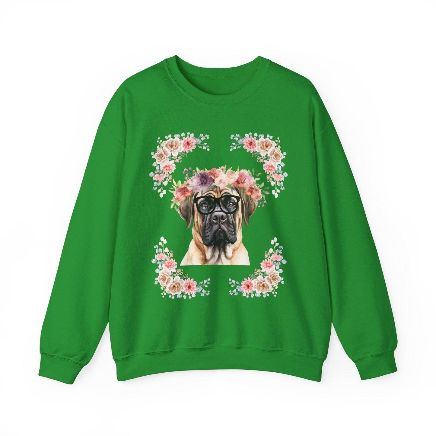 Geeky Goddess English Mastiff Unisex Crewneck Sweatshirt