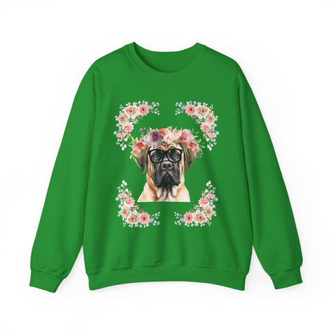 Geeky Goddess English Mastiff Unisex Crewneck Sweatshirt