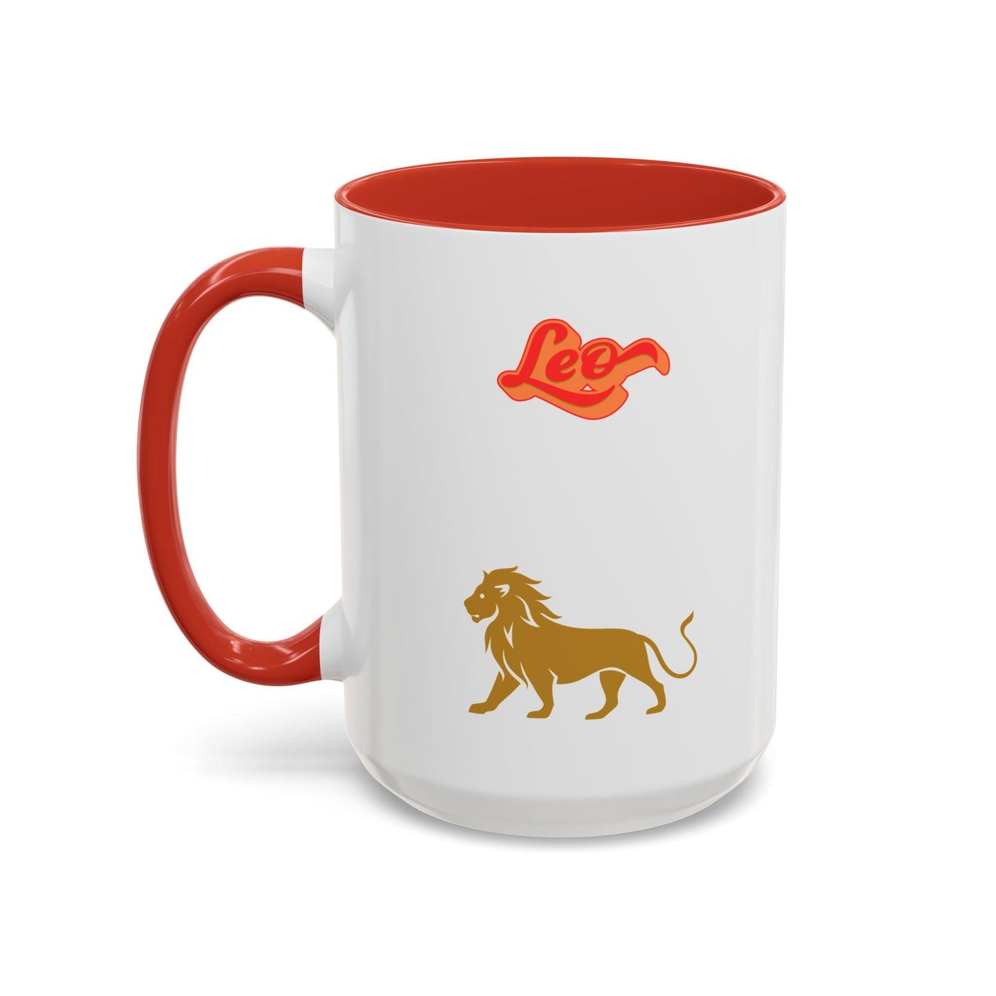 'Leo' Zodiac Accent Coffee Mug