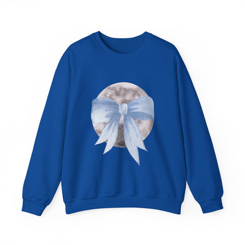 Moon Wrapped In A Bow Unisex Crewneck Sweatshirt
