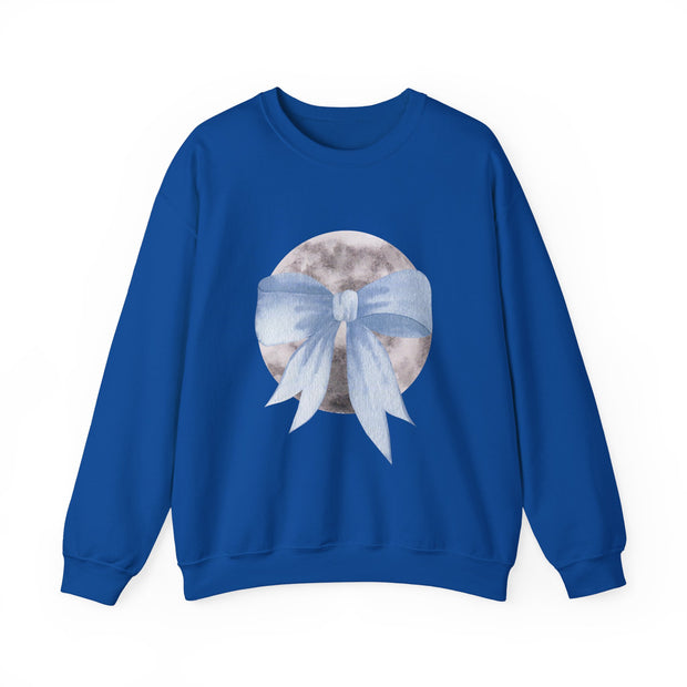 Moon Wrapped In A Bow Unisex Crewneck Sweatshirt