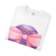 Pink/Purple Planet Wrapped In A Bow Unisex T-Shirt