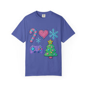 Festive Gamer T-Shirt, Christmas Tee, Gamer Shirt, Holiday Apparel, Unisex Christmas Gift, Cute Gaming T-Shirt