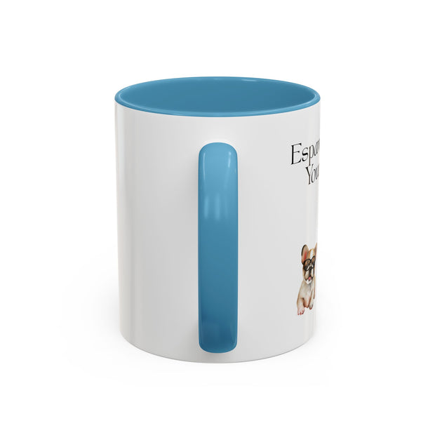 'Espawresso Yourself' French Bulldog Accent Coffee Mug