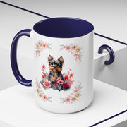 Geeky Goddess Yorkie Accent Coffee Mug
