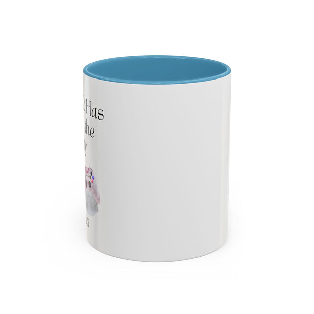 'Player 2 Has Joined The Party' 'Est. 2025' Accent Coffee Mug