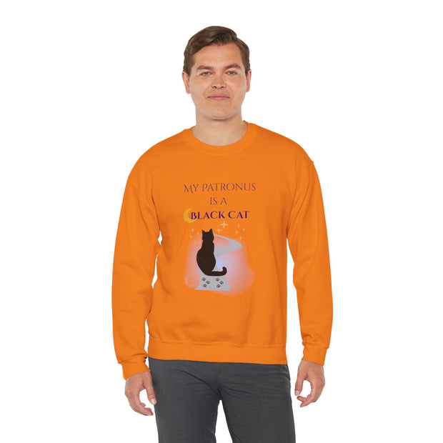 'My Patronus Is A Black Cat' Unisex Crewneck Sweatshirt