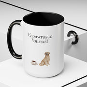 'Espawresso Yourself' Golden Retriever Accent Coffee Mug