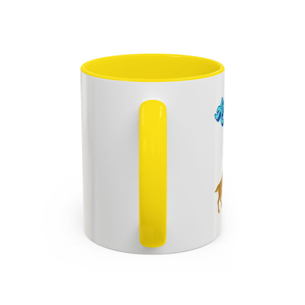'Aries' Zodiac Accent Coffee Mug