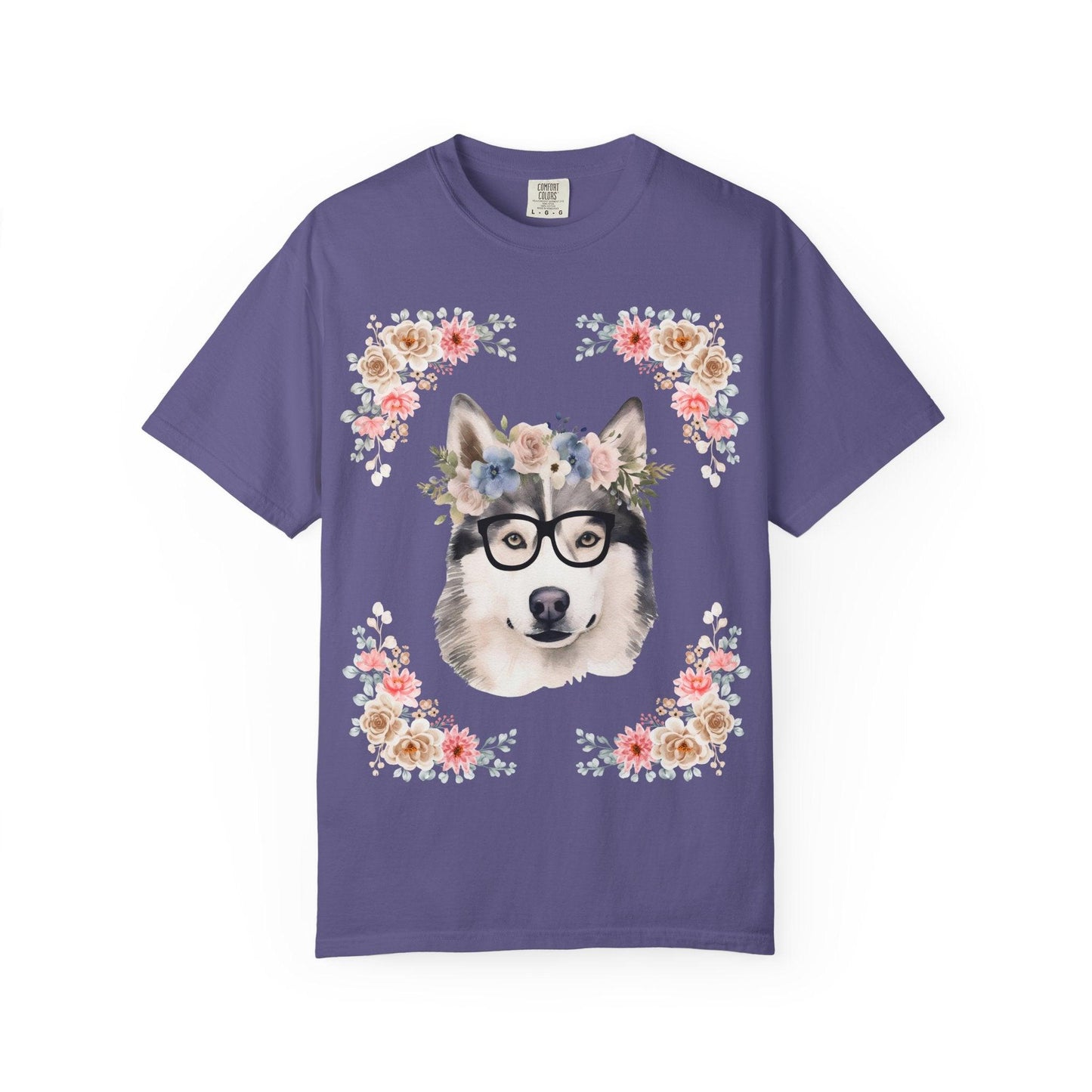 Geeky Goddess Siberian Husky Unisex T-Shirt