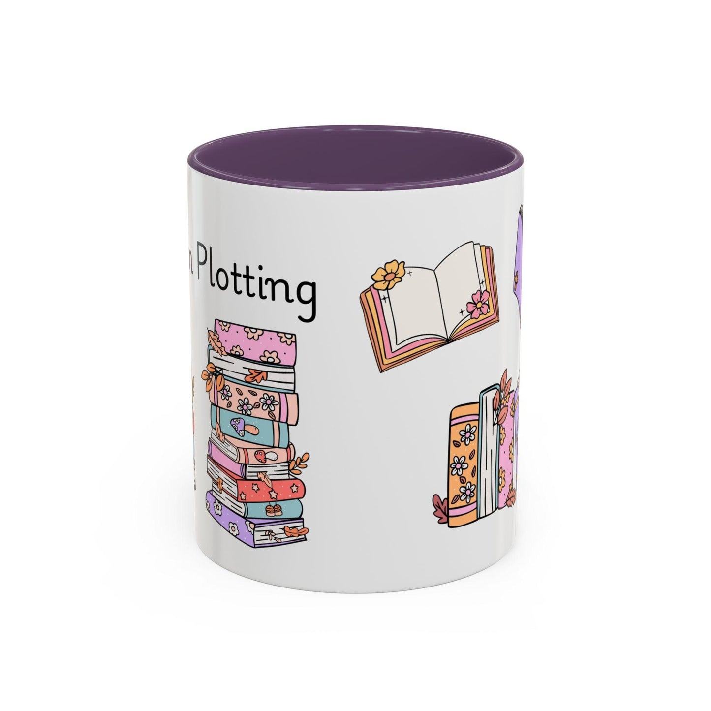 'Shhh...I'm Plotting' Accent Coffee Mug