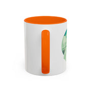 Green Planet Wrapped In A Bow Accent Coffee Mug