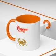 'Cancer' Zodiac Accent Coffee Mug