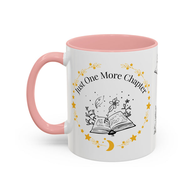 'Just One More Chapter' Accent Coffee Mug