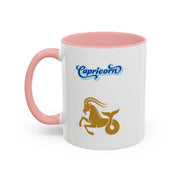 'Capricorn' Zodiac Accent Coffee Mug