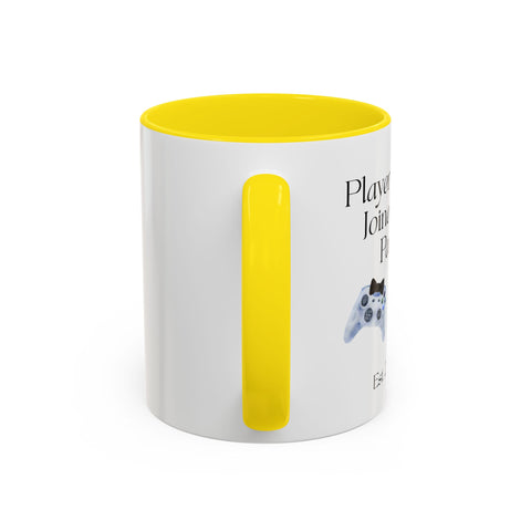 'Player 2 Has Joined The Party' 'Est. 2026' Accent Coffee Mug