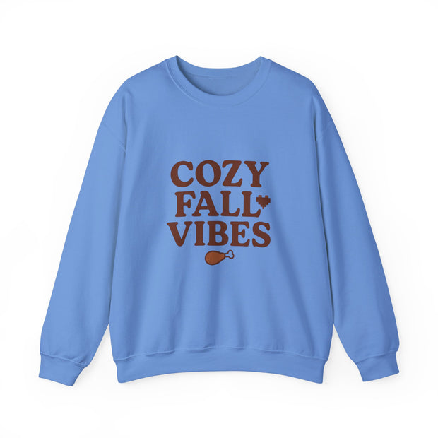 Cozy Fall Vibes Sweatshirt - Unisex Crewneck, Autumn Apparel, Perfect for Thanksgiving, Comfortable Gift, Casual Style