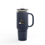 'Espawresso Yourself' Dachshund Insulated Travel Mug, 40oz