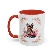 Geeky Goddess Yorkie Accent Coffee Mug