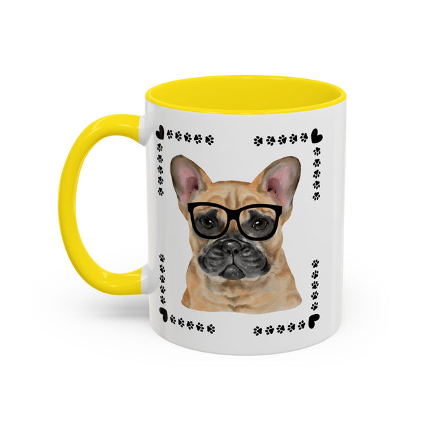 Geeky Good Pug Accent Coffee Mug