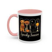 Spooky Season Golden Retriever Accent Coffee Mug